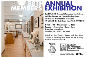 SAGA 88th Annual Members' Exhibition at the Old Print Shop